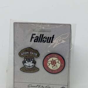 Fallout Atom Cats Red Rocket Exclusive Collectible Enamel Pins 2-Pack